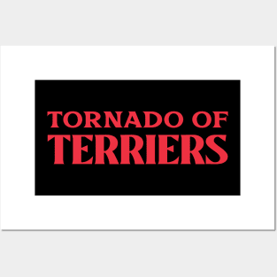 Tornado of Terriers Collective Animal Bird Nouns Posters and Art